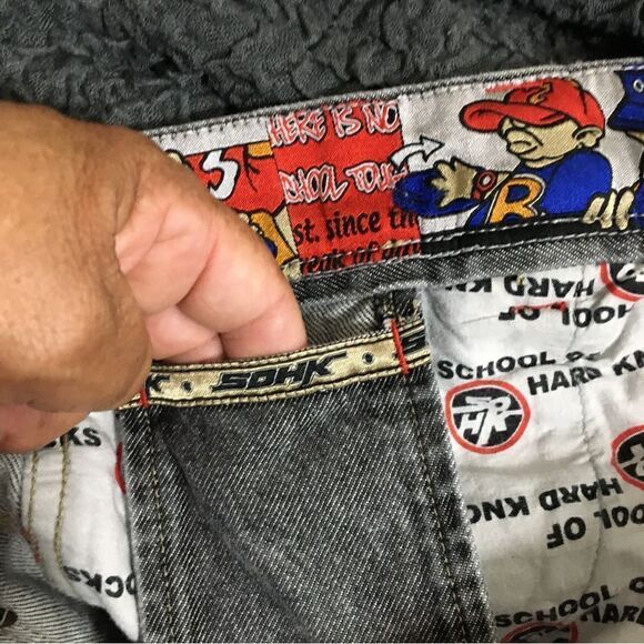 SOHK VTG Upcycled Shorts Size 12 ( Original Men's Size 36 ) - Picture 11 of 12